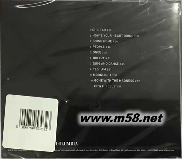 瑞典清新民謠 Sing and Dance專輯背面圖片