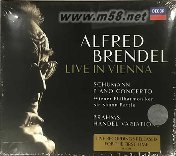 鋼琴 布蘭德?tīng)柧S也納現(xiàn)場(chǎng)音樂(lè)會(huì) LIVE IN VIENNA專輯正面圖片