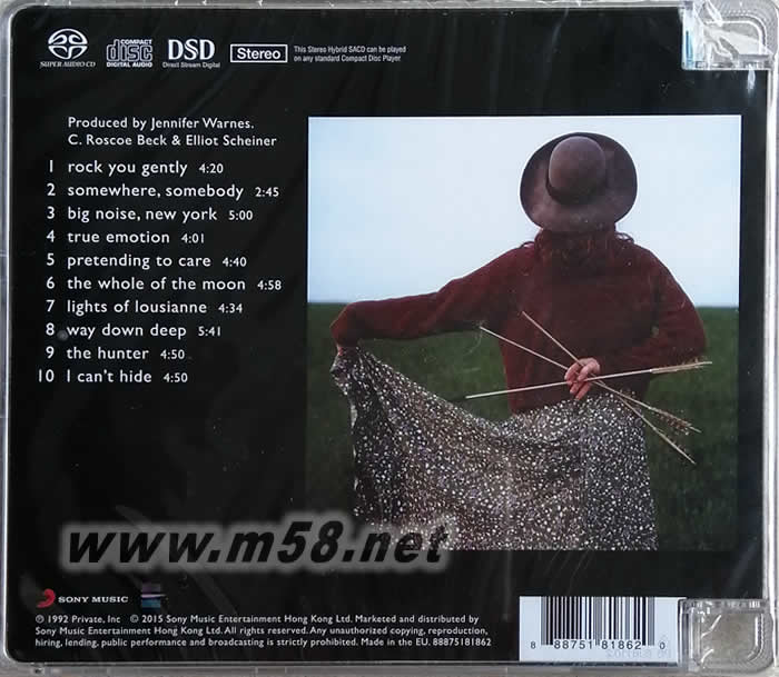 獵人 The Hunter SACD專輯背面圖片