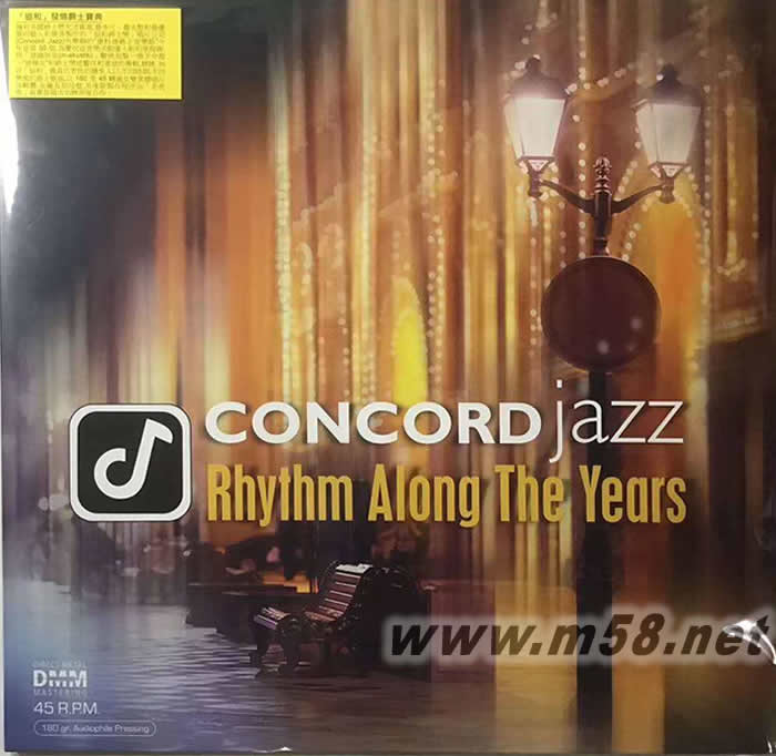 協(xié)和 發(fā)燒絕世寶典 CONCORD JAZZ Rhythm Along The Years 180g 45RPM LP 雙黑膠專輯正面圖片
