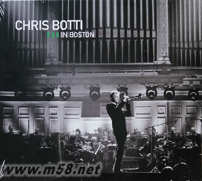 爵士小號手在波士頓 Chris Botti in Boston 單CD版專輯正面圖片