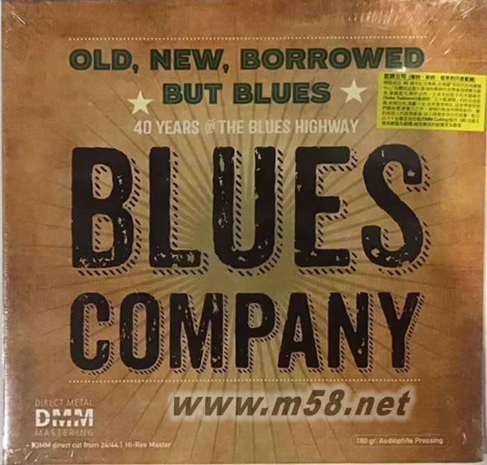 藍調公司 BLUES COMPANY Old New Borrowed But Blues 180g 33RPM LP 雙黑膠專輯正面圖片