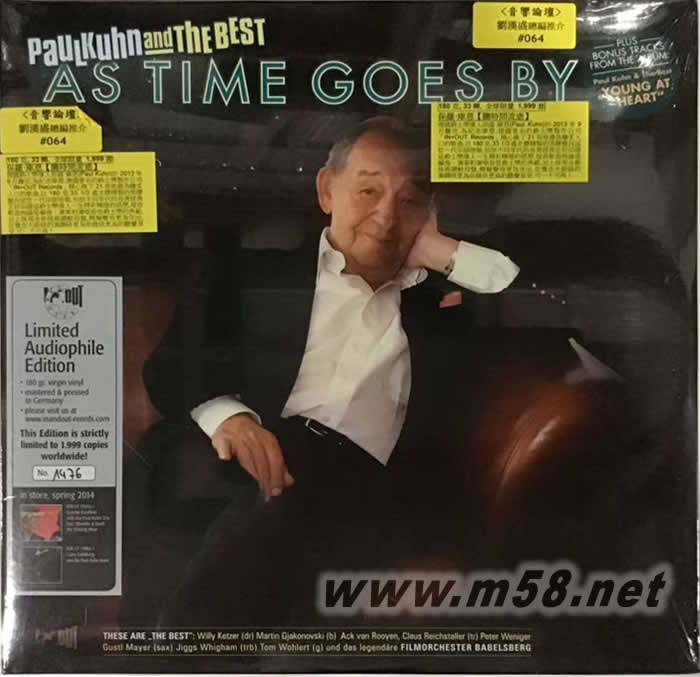 隨時間流逝 爵士樂隊 AS TIME GOES BY 180g 33RPM LP 雙黑膠 限量版專輯正面圖片