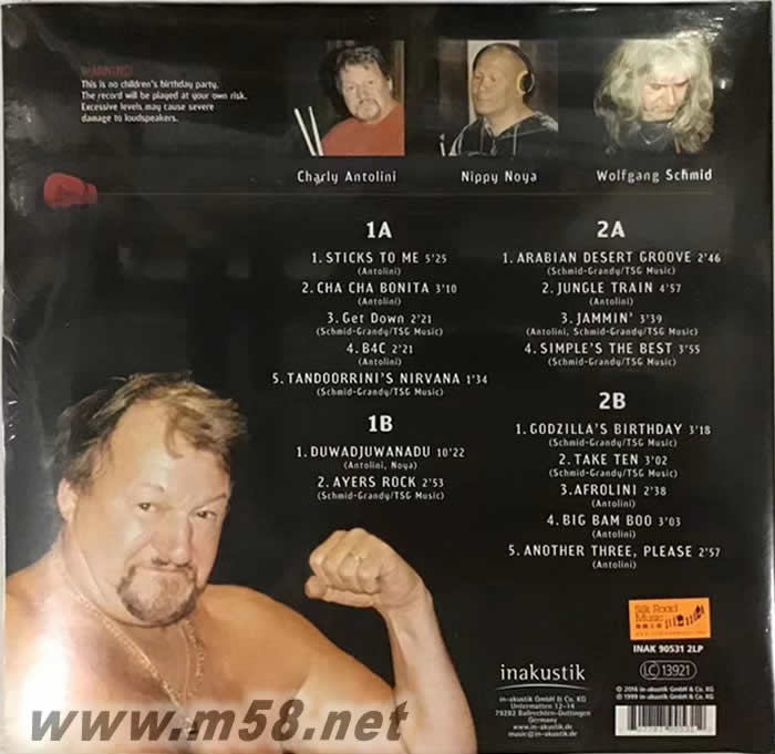 擊鼓 2000 Knock Out 2k 180g 45RPM LP 黑膠專輯背面圖片