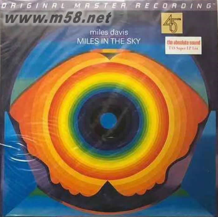 Miles IN THE SKY(爵士四重奏 小號(hào)、薩克斯、鋼琴、貝斯) 180g 45RPM LP 黑膠專輯正面圖片