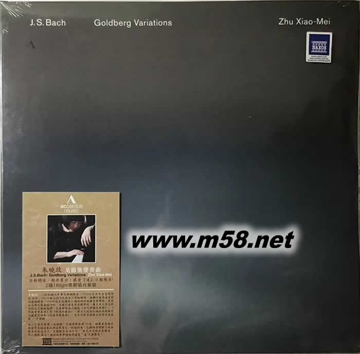 巴赫 哥德堡變奏曲 GOLDBERG VARIATIONS 黑膠專輯正面圖片