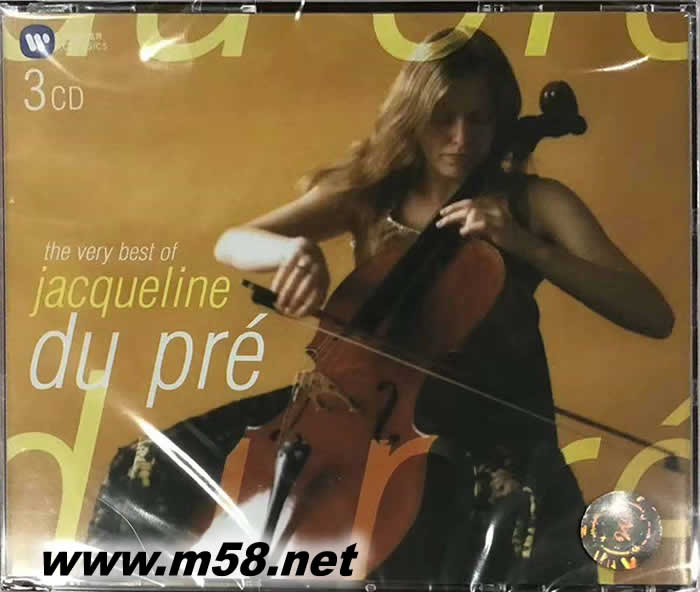 The Very Best Of Jacqueline Du Pre 杜普蕾精選 3CD套裝2020新封面圖片