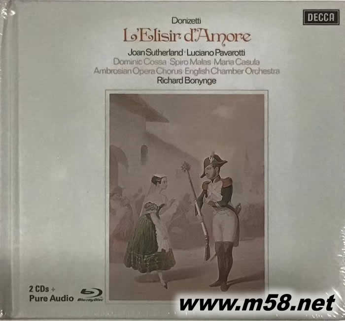 DONIZETTI 多尼采蒂 愛之甘醇 CD+BD專輯正面圖片