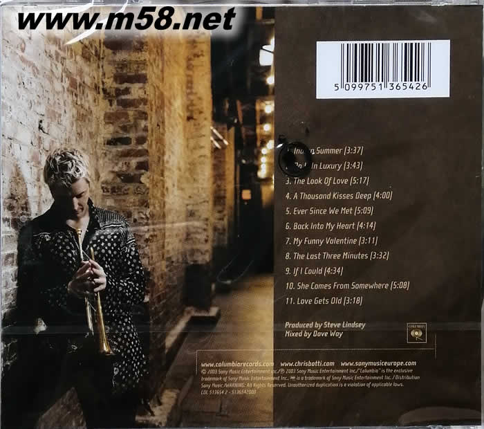 一千個吻Thousand Kisses Deep專輯背面圖片