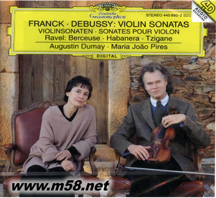 弗朗克 & 德彪西:鋼琴與小提琴二重奏專輯正面圖片