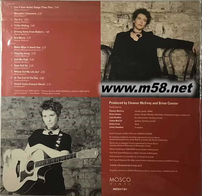 愛爾蘭清泉般民謠女歌手 Early Hours 180g 33RPM LP 黑膠專輯背面圖片