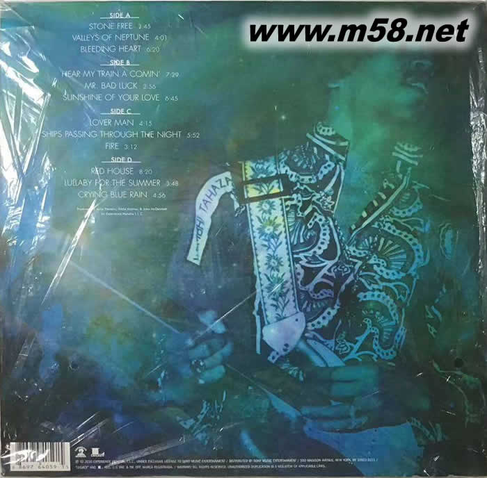 藍(lán)調(diào)吉它手 VALLEYS OF NEPTUNE 海王星之谷 黑膠專(zhuān)輯背面圖片