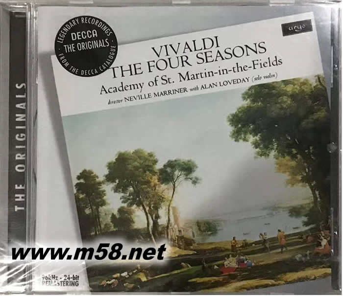 VIVALDI THE FOR SEASONS 四季 大禾花版專輯正面圖片
