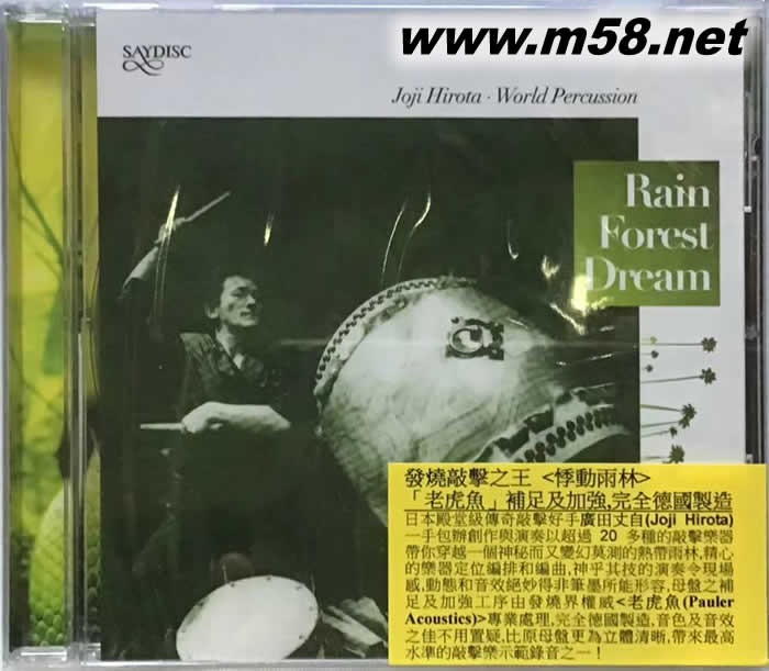 發燒敲擊之王 悸動雨林 RAIN FOREST DREAM專輯正面圖片