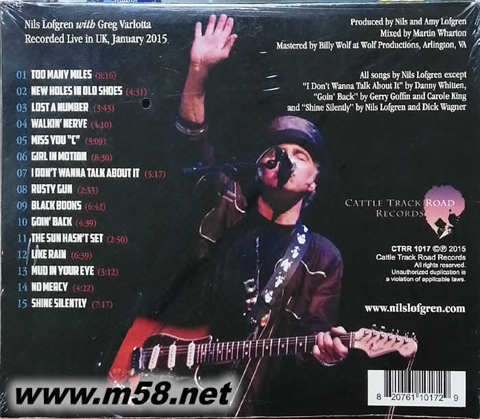 UK 2015 FACE THE MUSIC TOUR 2015英國音樂之旅專輯背面圖片