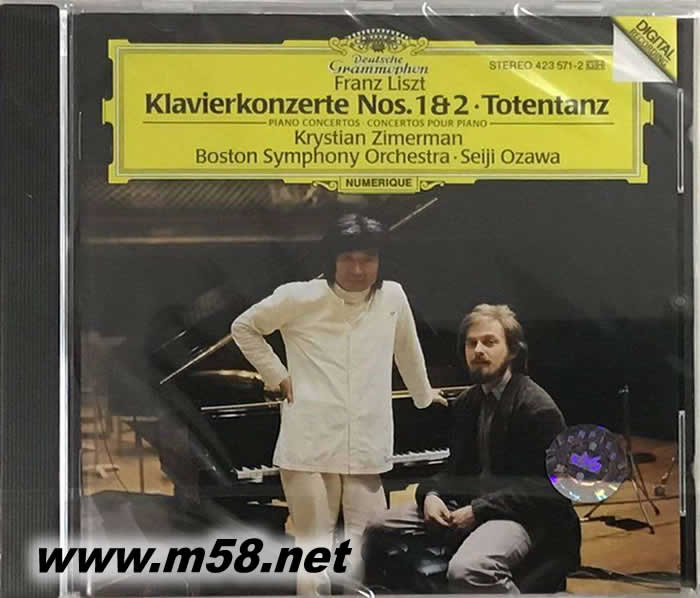 小澤征爾 - 李斯特第一、二號鋼琴協奏曲 PIANO CONCERTOS NOS 1 & 2專輯正面圖片