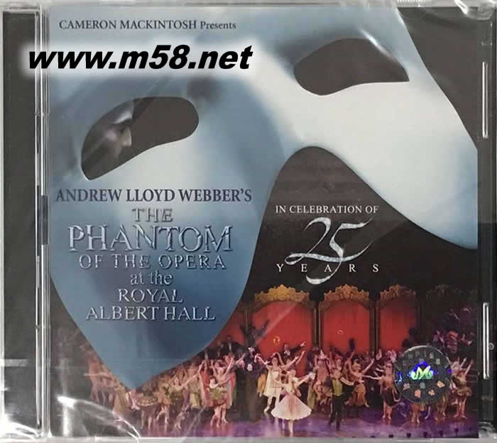 皇家艾伯特音樂廳 歌劇魅影:在25周年慶典The Phantom Of The Opera at the Royal Albert Hall專輯正面圖片