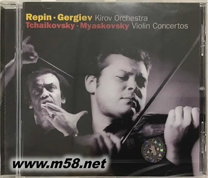 REPIN GERGIEV TCHAIKOVSKY MYASKOVSKY 小提琴協(xié)奏曲 VIOLIN CONCERTOS專輯正面圖片