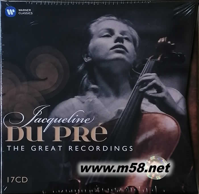 JACQUELINE DU PRE THE COMPLETE EMI RECORDINGS 杜普蕾/EMI錄音全紀錄(17CD套裝)套裝正面圖片