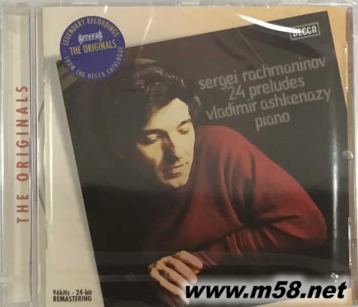 拉赫瑪尼諾夫:24首前奏曲Rachmaninov: 24 Preludes 大禾花版專輯正面圖片