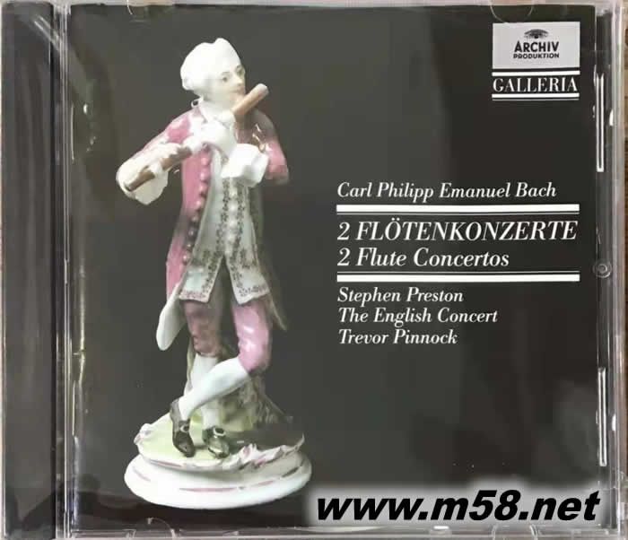 BACH 2 FLUTE CONCERTOS專輯正面圖片