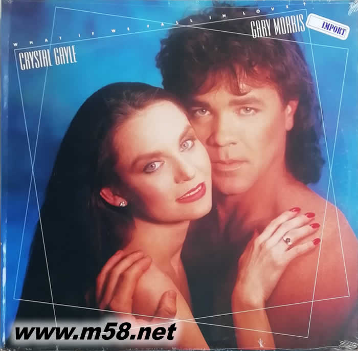 CRYSTAL GAYLE & GAYR MORRIS 長發(fā)妹 - 如果我們相愛What If We Fall in Love 黑膠專輯正面圖片