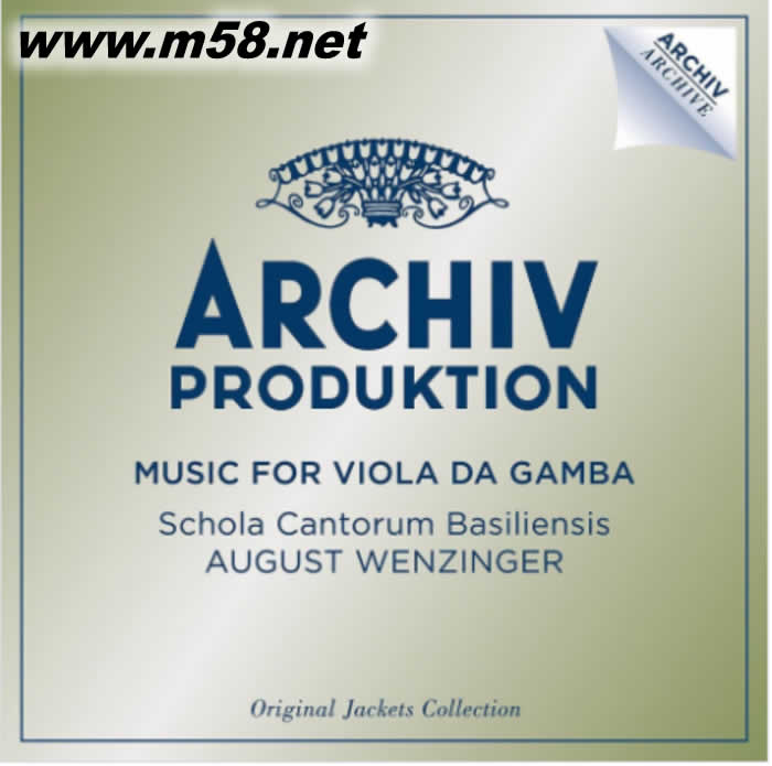 古大提琴奏鳴曲 MUSIC FOR VIOLA DA GAMBA/SCHOLA CANTORUM BASILIENSIS, AUGUST WENZINGER (4CD套裝)專輯正面圖片