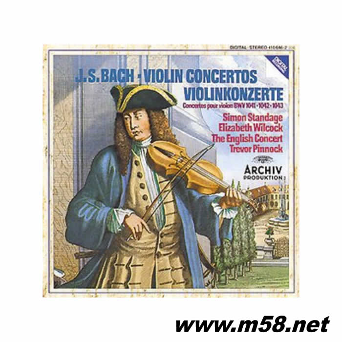西蒙 斯坦奇 & 特雷沃 平諾克 - 巴赫:小提琴協(xié)奏曲集 Simon Standage & Trevor Pinnock - Bach: Violin Concertos專(zhuān)輯正面圖片