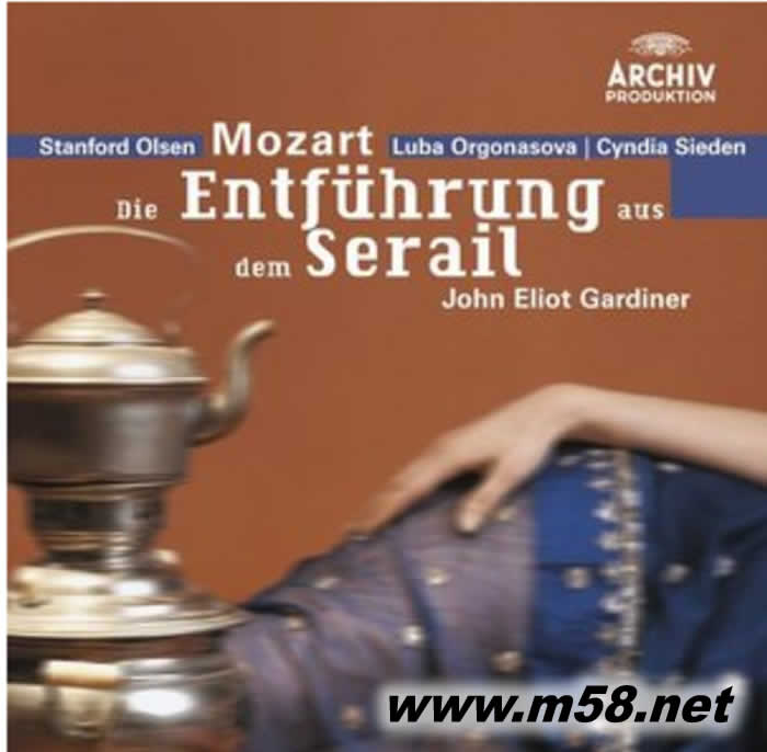 John Eliot Gardiner 指揮 莫扎特:后宮誘逃 John Eliot Gardiner - Mozart:The Abduction From The Seraglio 雙CD專輯正面圖片