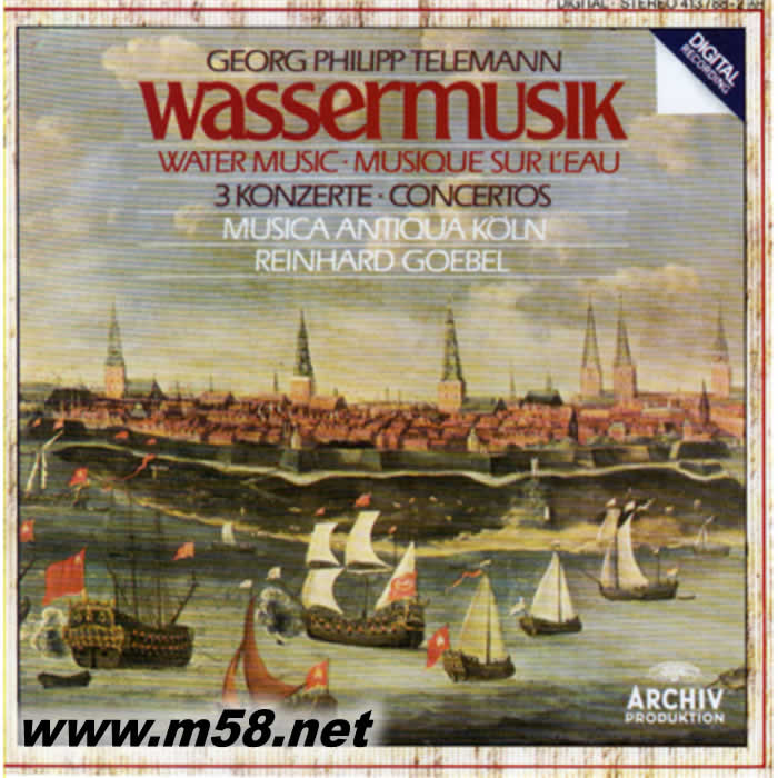 雷恩哈德 戈貝爾 - 泰勒曼:水上音樂 Reinhard Goebel - Telemann:Water Music專輯正面圖片