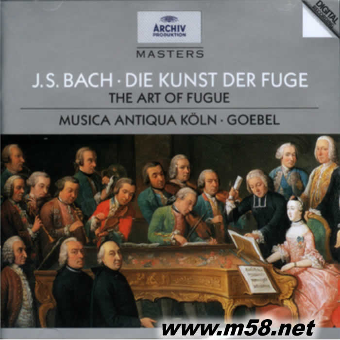 雷恩哈德 戈貝爾 - 巴赫:賦格的藝術 Musica Antiqua Koln & Reinhard Goebel - Bach:The Art Of Fugue C專輯正面圖片
