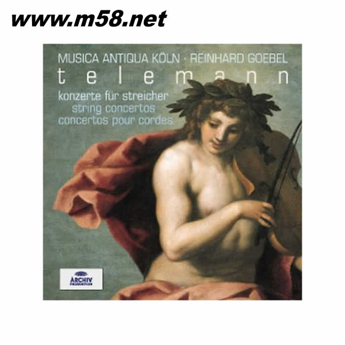 雷恩哈德 戈貝爾 泰勒曼:弦樂協奏曲 Musica Antiqua Koln & Reinhard Goebel - Telemann:String Concertos專輯正面圖片