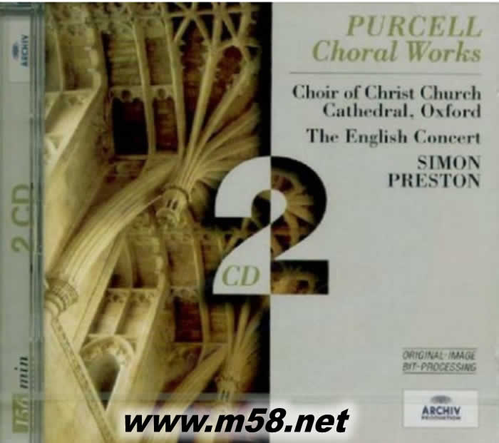 西蒙 普雷斯頓 - 珀塞爾:唱詩班之聲 Simon Preston - Purcell:Choral Words CD專輯正面圖片