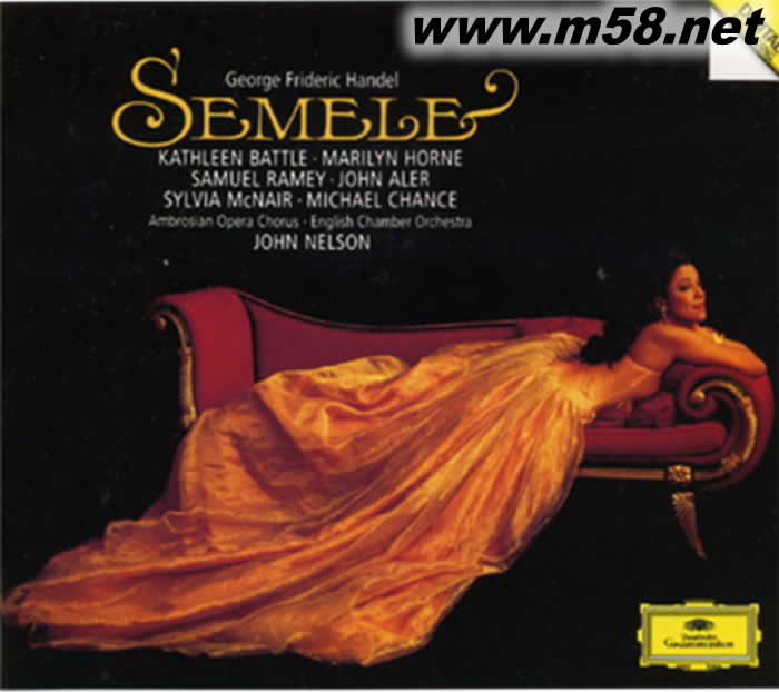 約翰 納爾遜 亨德爾:瑟蜜蕾 John Nelson - Handel:Semele 3CD套裝專輯正面圖片