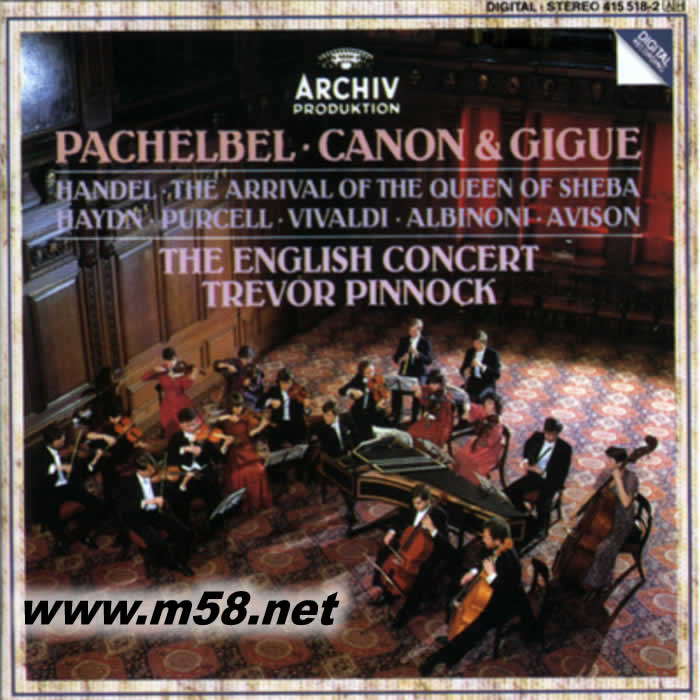 帕坎貝爾:卡農與吉格CANON & GIGUE-PACHELBEL(古典愛好者必備)專輯正面圖片