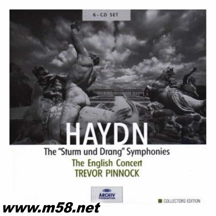 海頓:狂飆交響曲集 Trevor Pinnock - Haydn: The Sturm und Drang Symphonies 6CD套裝專輯正面圖片