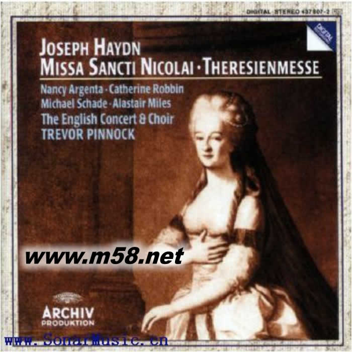 海頓:圣尼可萊彌撒曲 & 特蕾莎彌撒Haydn: Missa Sancti Nicolai & Theresienmesse專輯正面圖片