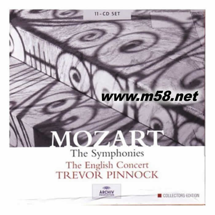 莫扎特:交響曲全集 Mozart:The Symphonies 11CD套裝專(zhuān)輯正面圖片
