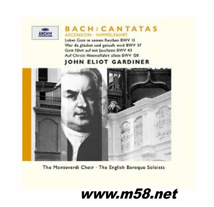 John Eliot Gardiner 指揮巴赫:康塔塔集 Bach:Cantatas專輯正面圖片