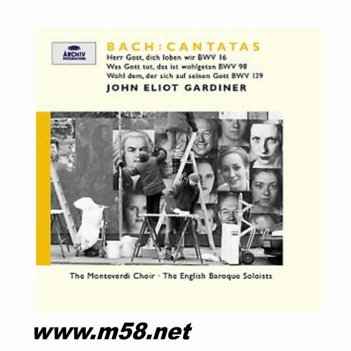 John Eliot Gardiner 指揮 巴赫:康塔塔集 Bach:Cantatas專輯正面圖片