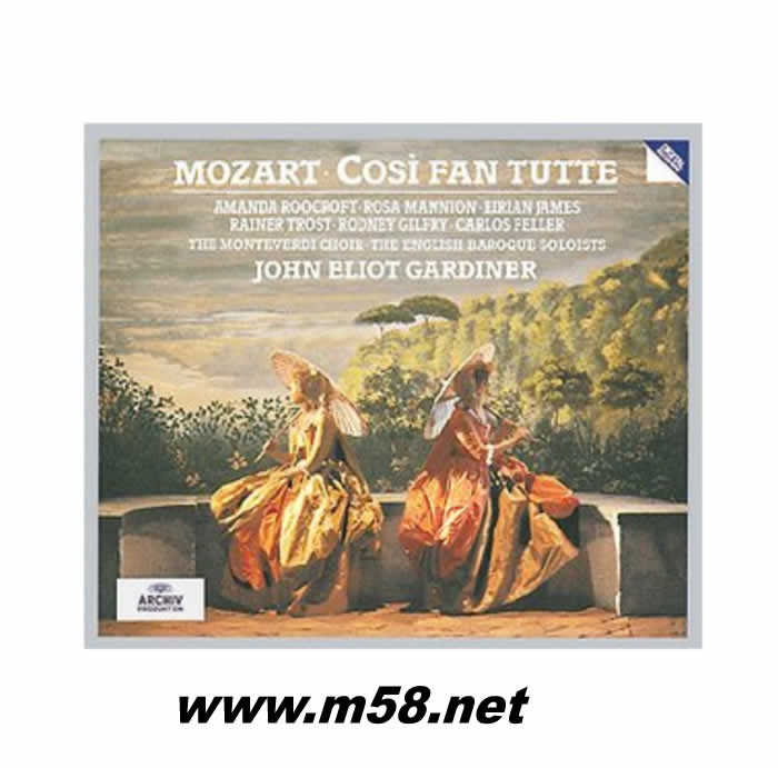 莫扎特:女人心 Mozart:Cosi Fan Tutte 3CD套裝專輯正面圖片