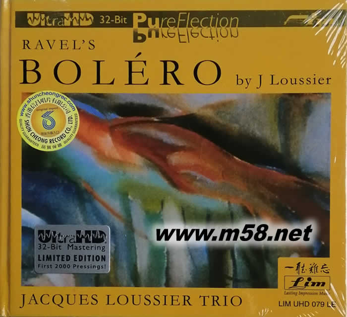 拉威爾:波萊羅 - 三重奏 BOLERO UltraHD 高清CD 首批限量版 一聽鐘情專輯正面圖片