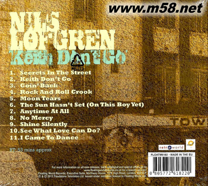 尼爾斯洛夫格林 1990年在倫敦城鄉俱樂部現場演唱會 Keith Don