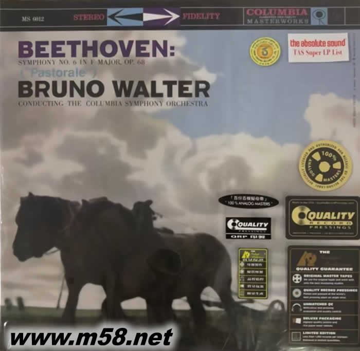 貝多芬 第6號交響曲 田園 Beethoven : Symphony No.6 Pastoralea 200克 45RPM LP 雙黑膠專輯正面圖片