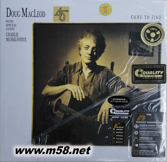 鄉村藍調 Come To Find 200克45轉 雙黑膠專輯正面圖片