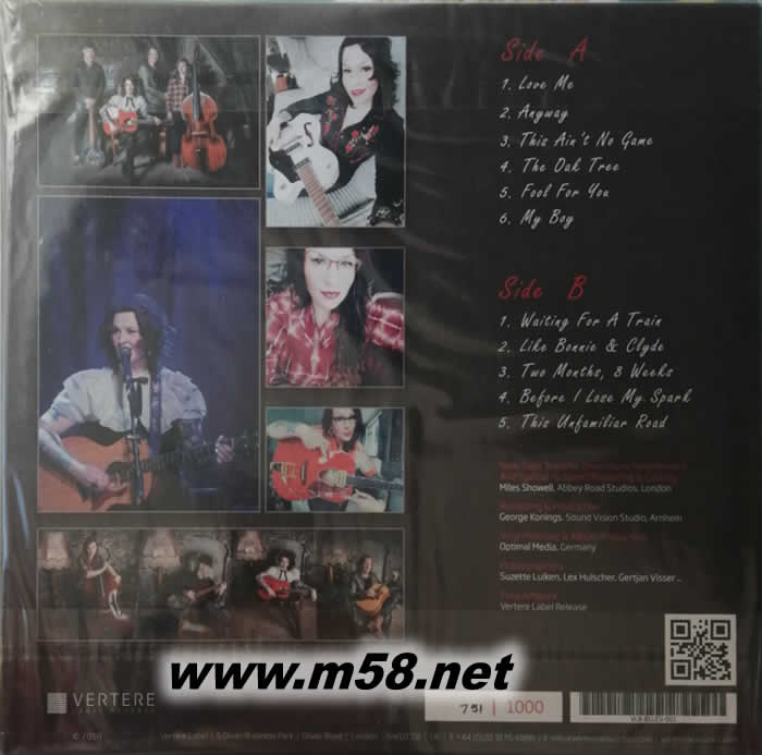 泄露 REVEAL 迷人的煙熏嗓 黑膠 限量版 劉漢盛推介專輯背面圖片