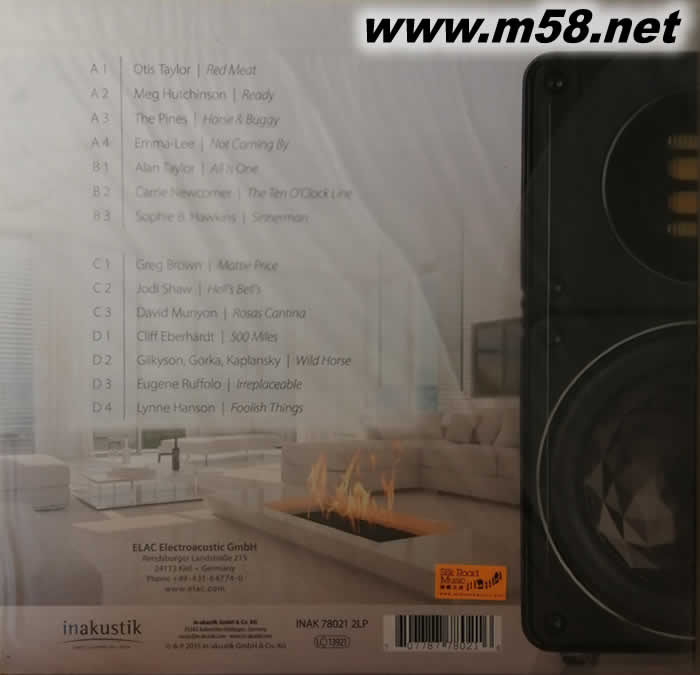 德國原音 ELAC意力 聲音的體驗 THE VOICE OF ELAC 45轉 雙黑膠專輯背面圖片