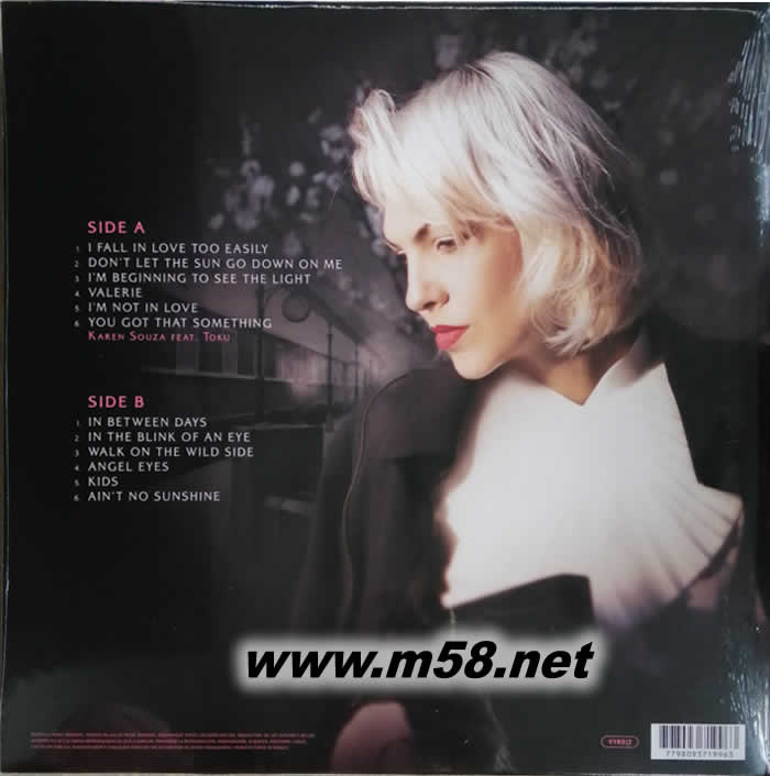 Velvet Vault 夜空之天鵝絨 爵士情調女王凱倫索薩180g 33RPM LP 黑膠專輯背面圖片