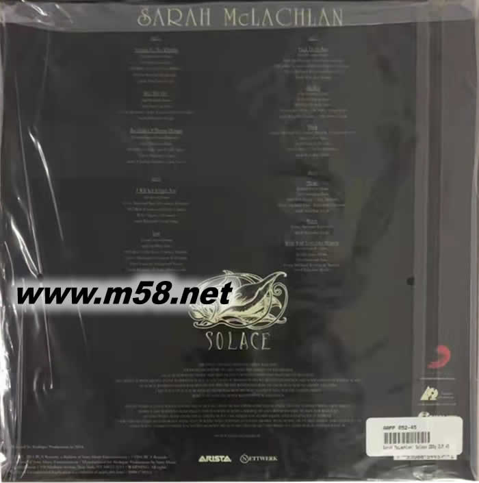 SOLACE 慰藉 (民謠)(200 克 45 轉(zhuǎn) 2LPs) 黑膠專輯背面圖片