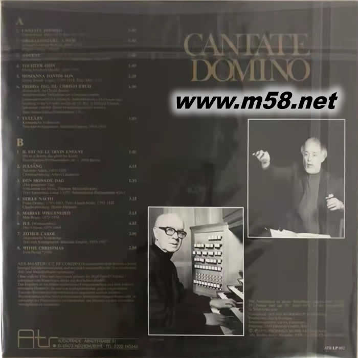 黑教堂 CANTATE DOMINO LP黑膠專輯背面圖片